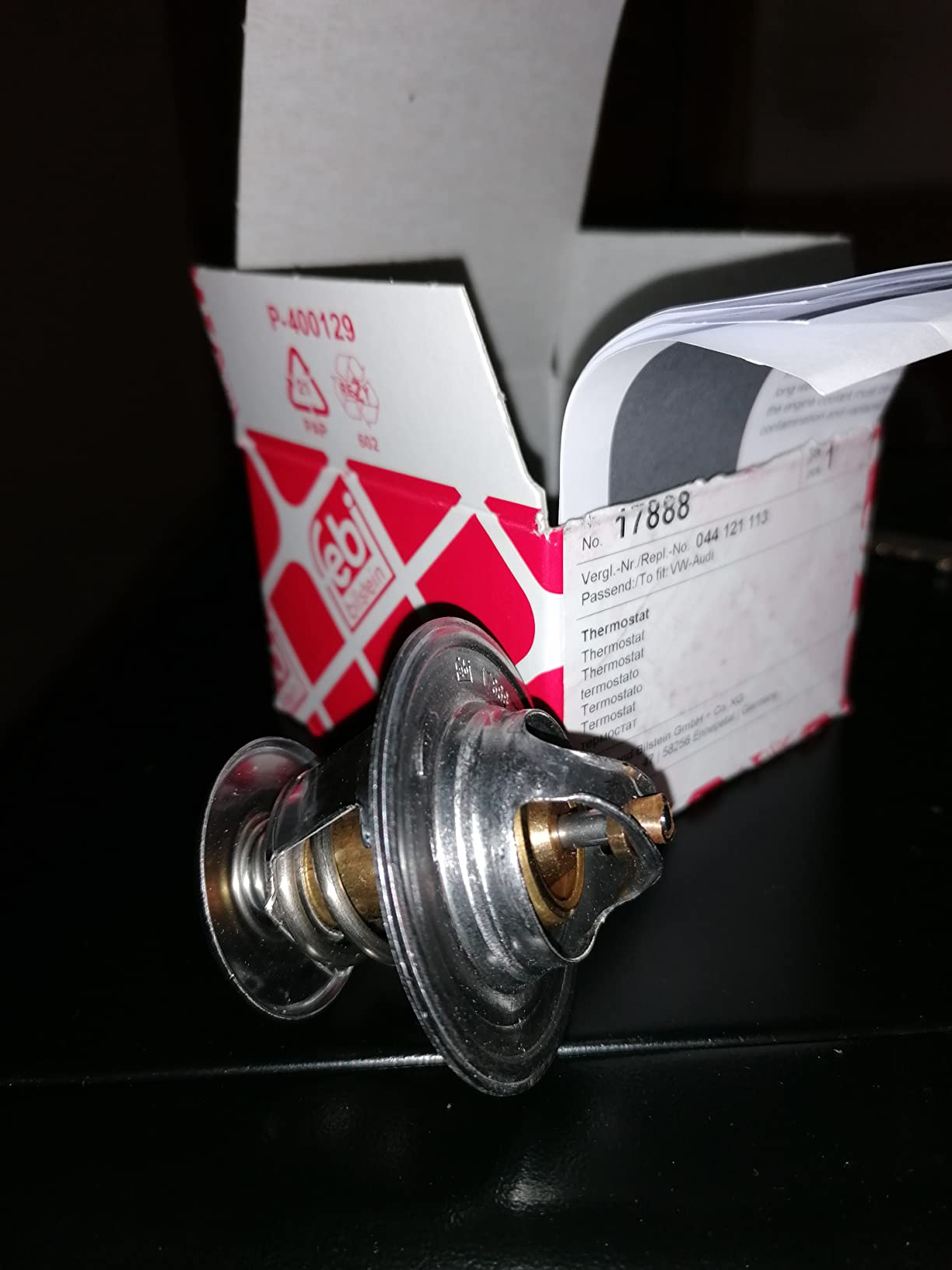 Bilstein Raffreddamento del motore 17888 termostato auto 87 °C senza guarnizione