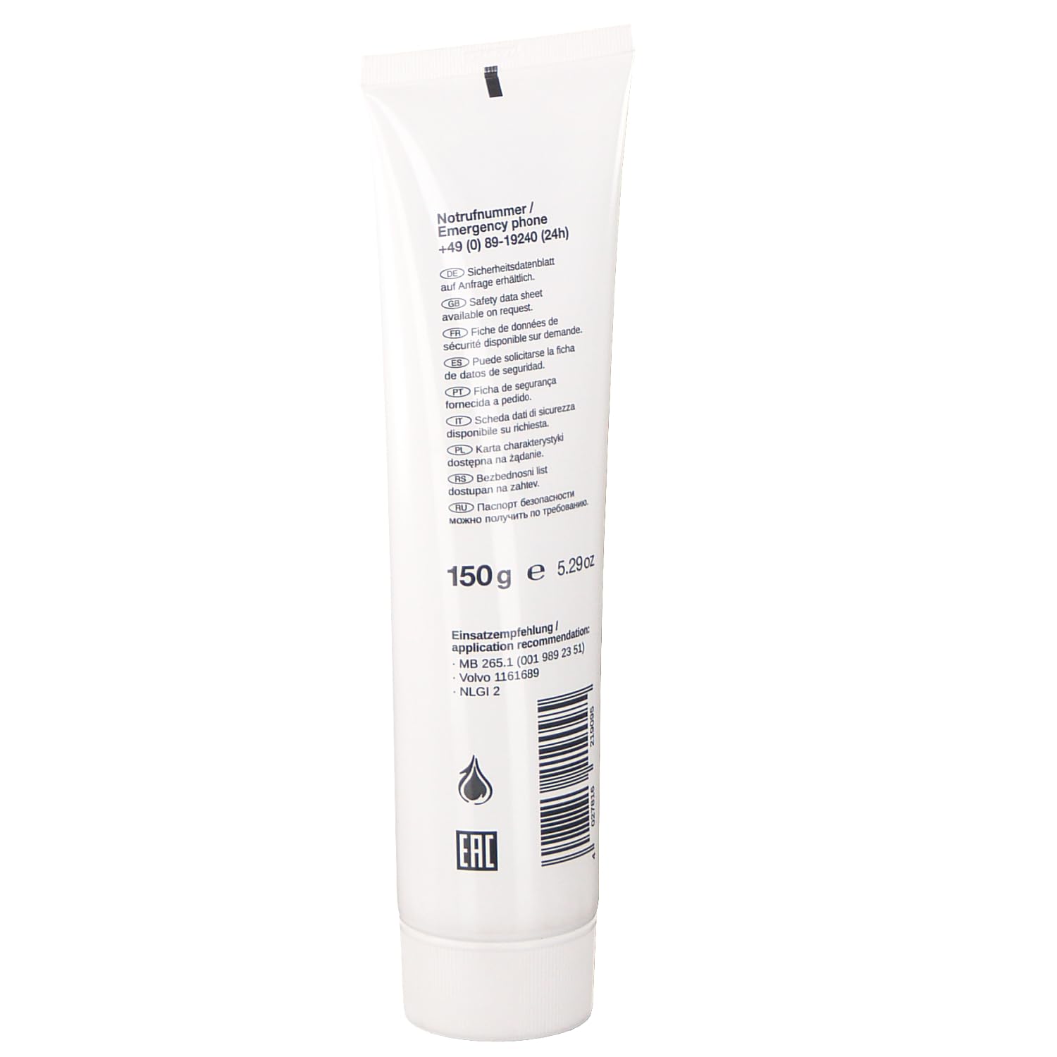febi bilstein Fluidi 21909 grasso per cuscinetti a rulli 150 g ceramico