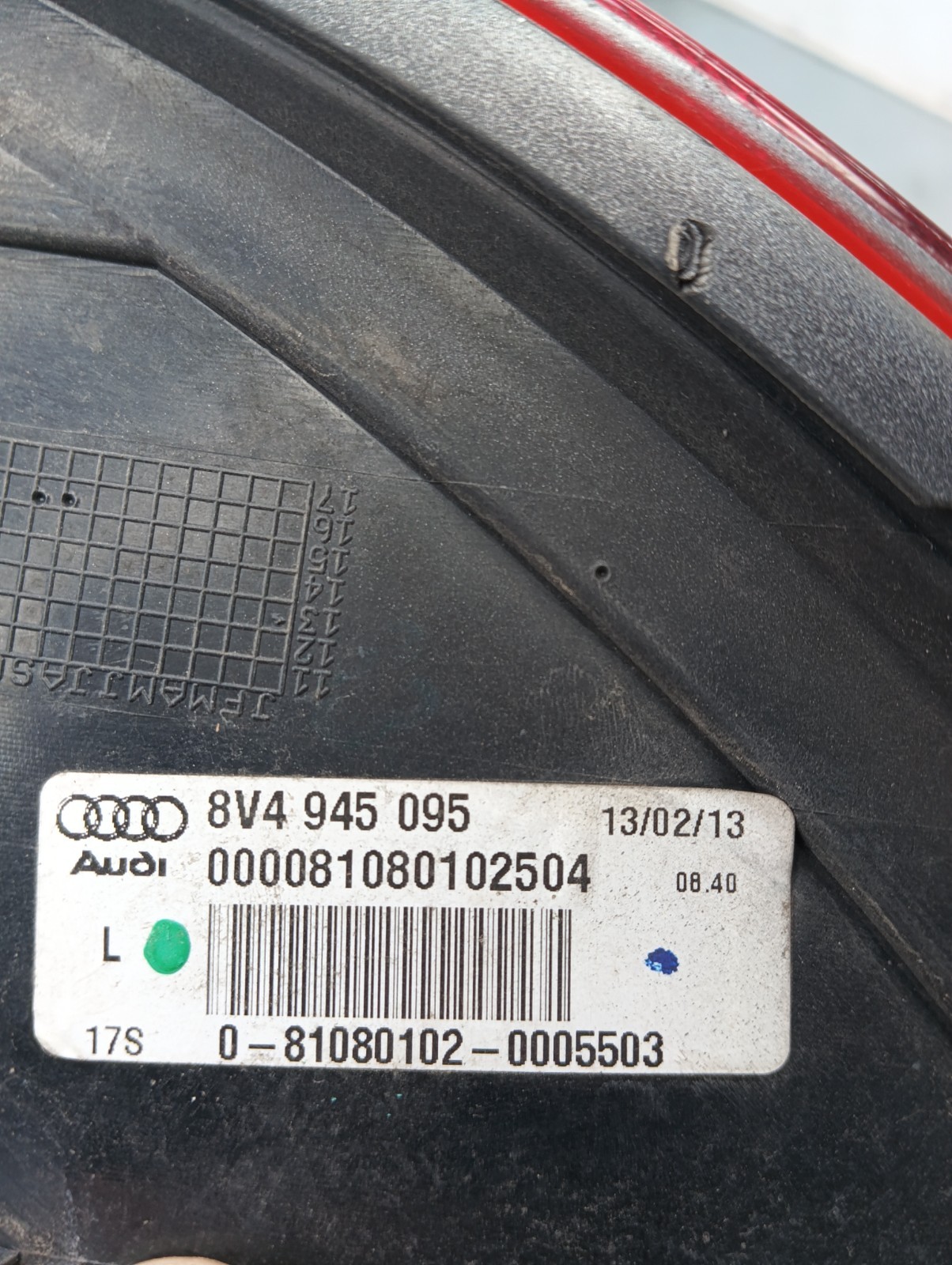 Pomili Fanaleria Fanale posteriore sinistro Audi A3 8V4945095 usato