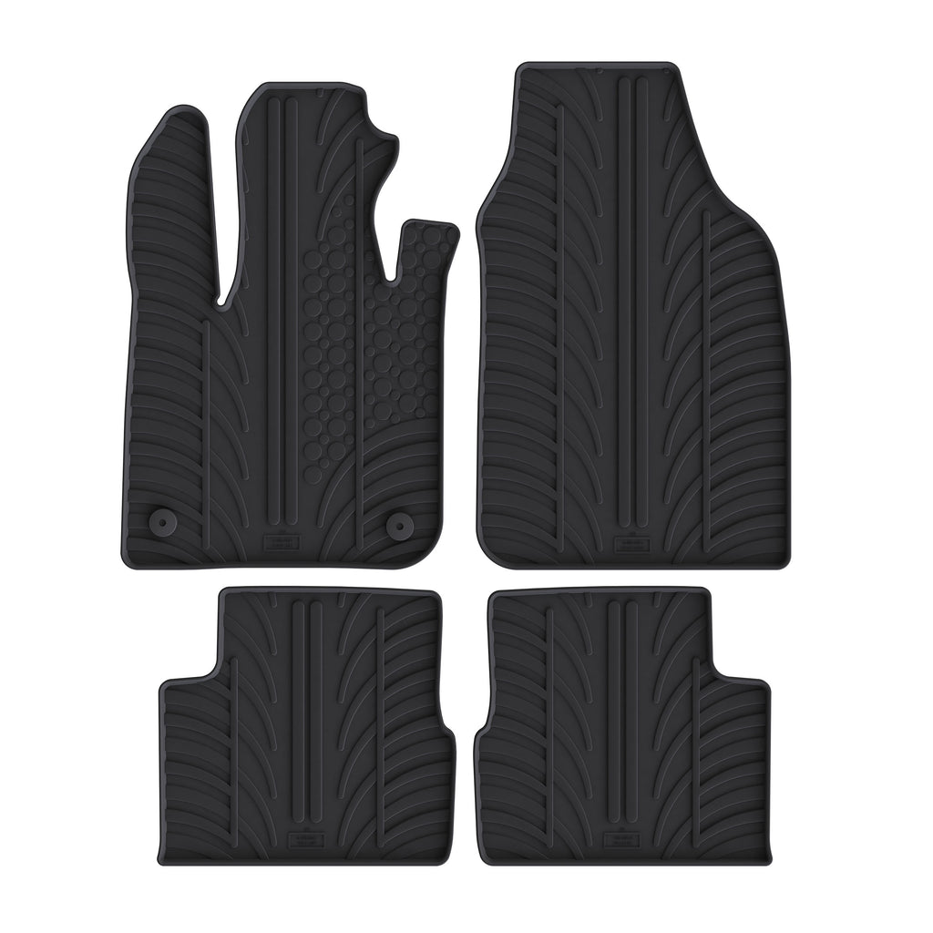 Travall Car Mats Fiat 500e Tappetini in gomma dal 2020