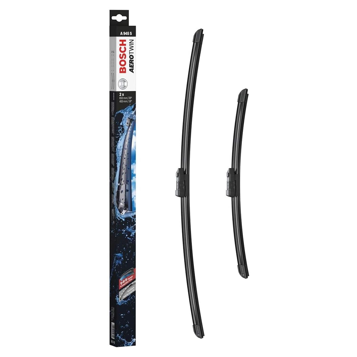 Bosch Spazzole tergicristallo Aerotwin A945S 650/400 mm confezione standard