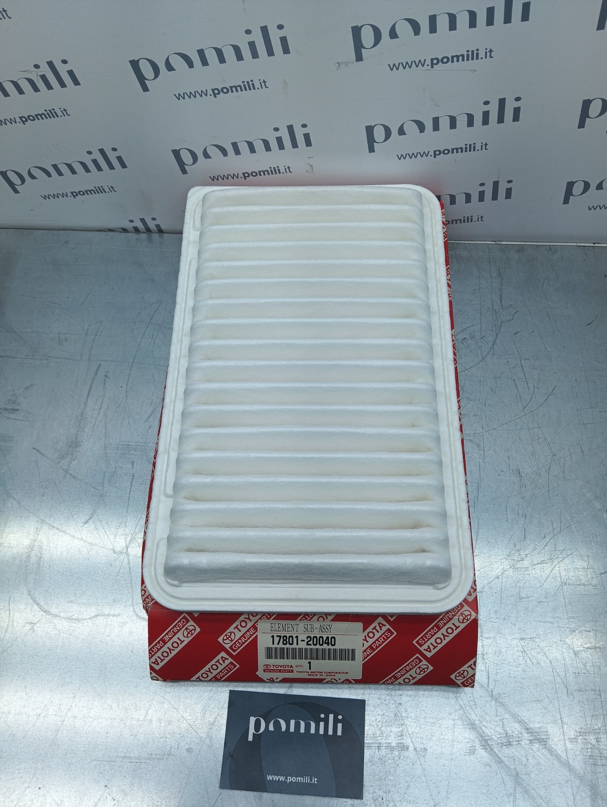 Pomili Alimentazione e scarico Toyota filtro aria motore OEM 17801-20040 usato