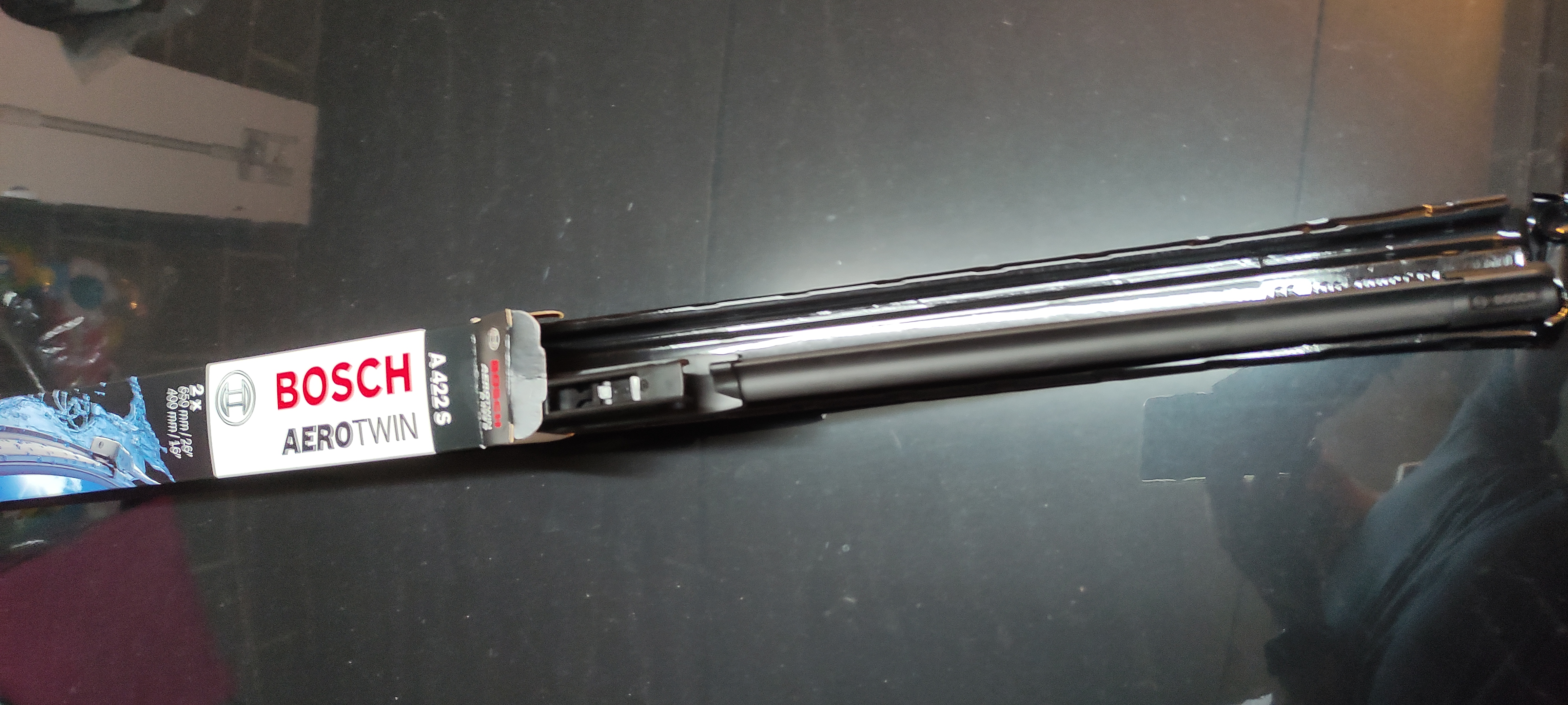 Bosch Spazzole tergicristallo AeroTwin A422S 2 pezzi 650/400 mm
