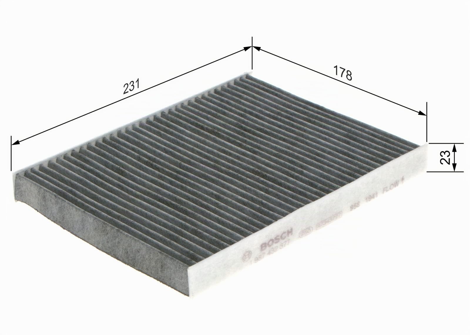 Bosch HCP Filtri 1987432377 filtro abitacolo carboni attivi antiodore