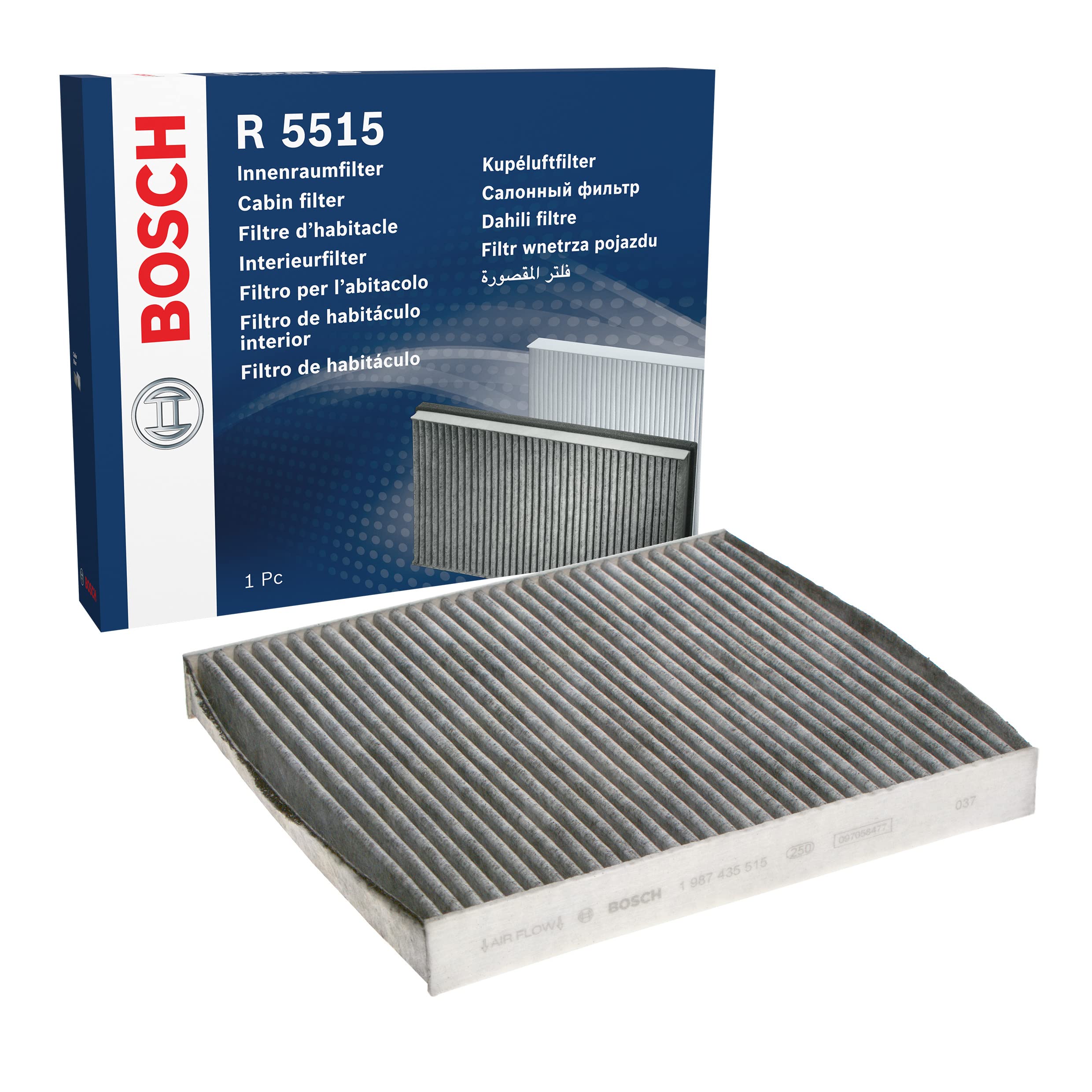 Bosch Filtri 0986628525 filtro abitacolo antibatterico e antiodore