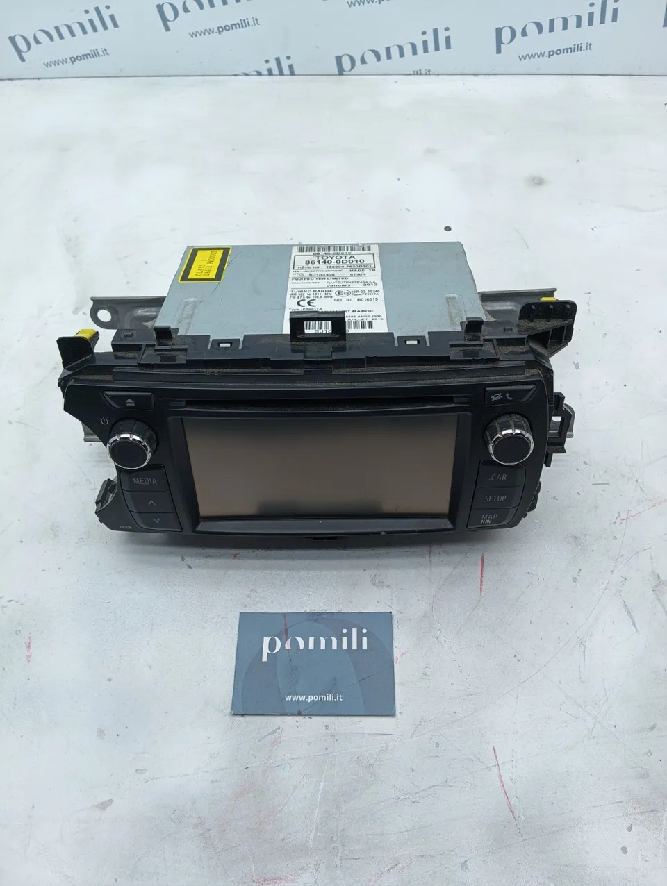 Pomili Elettronica/batteria ibride Yaris P13 autoradio usata OEM 86140-0D010