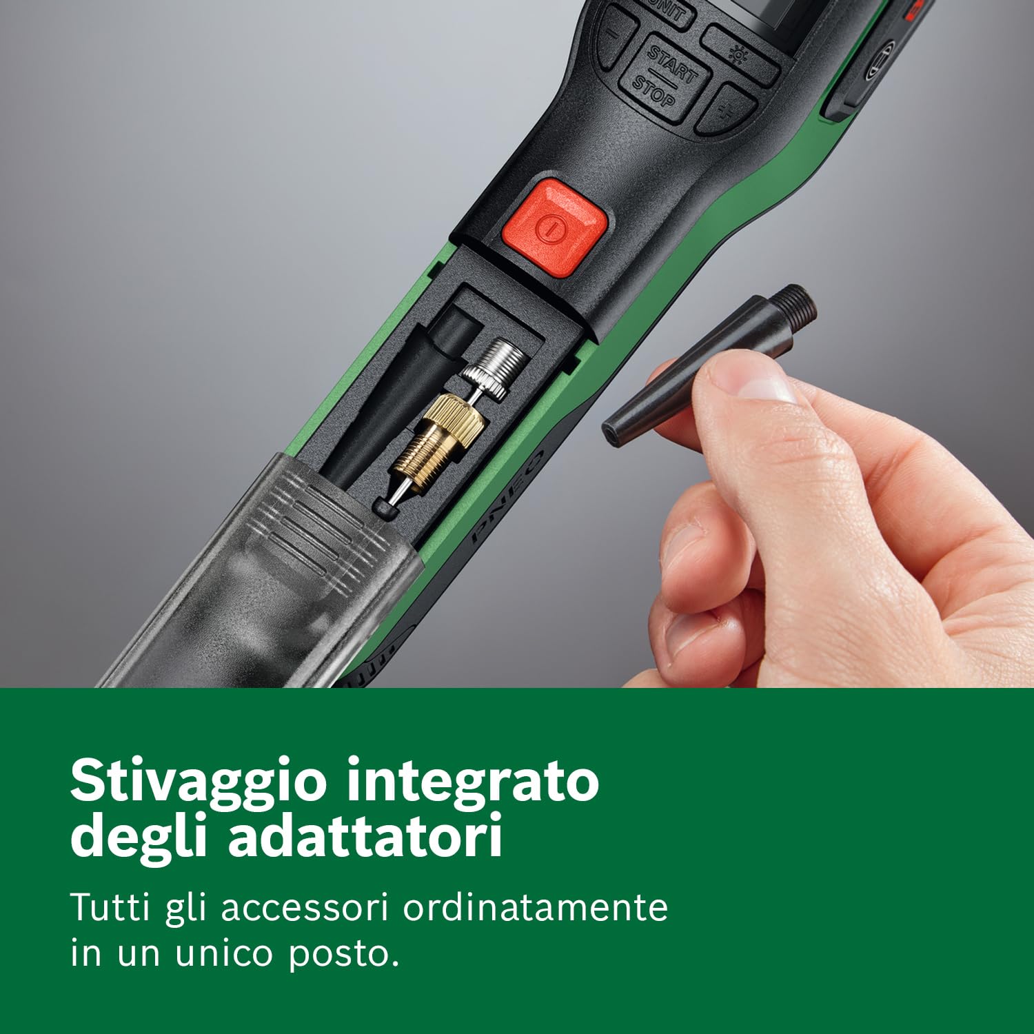 Bosch HCP Accessori PNEO pompa elettrica bici 3 Ah 10,3 bar