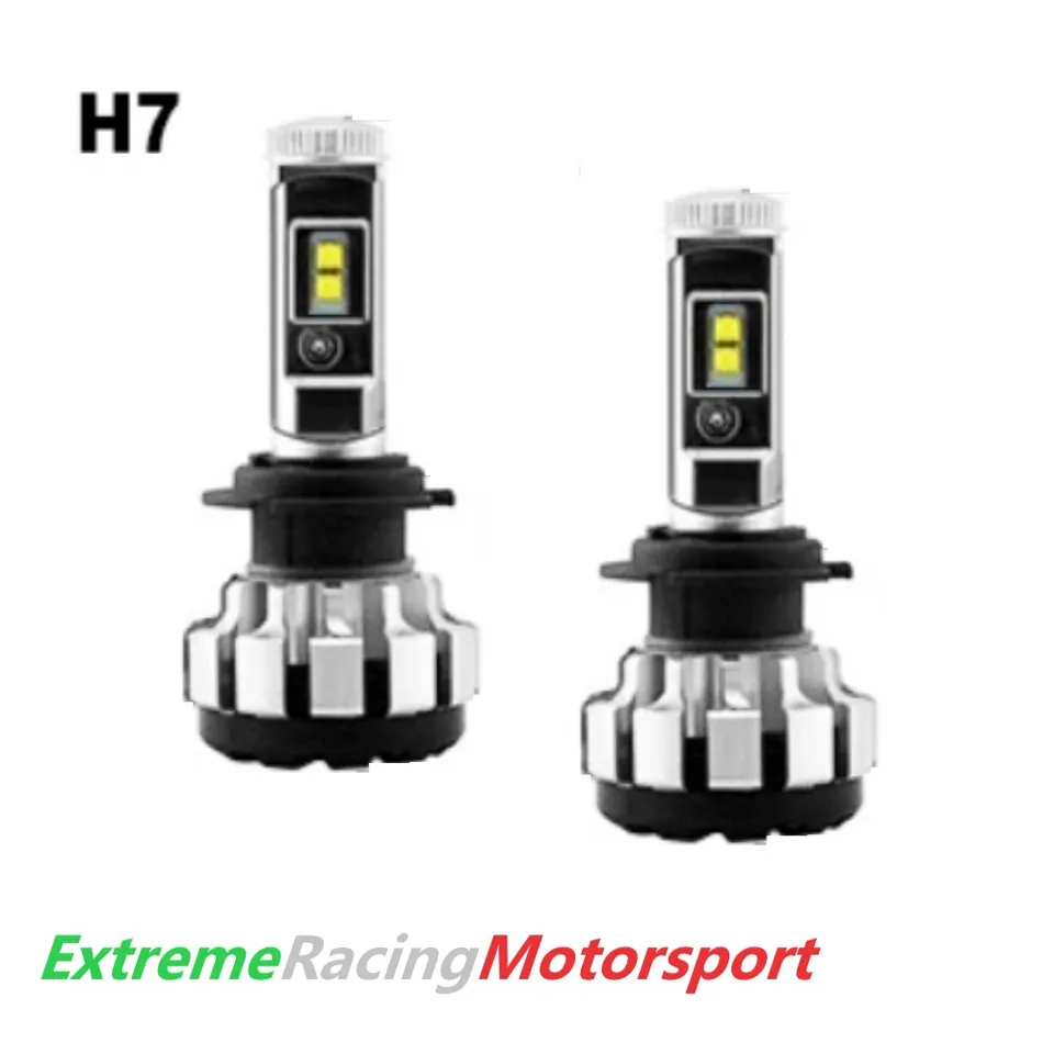 Xtreme Racing Lampadine LED ERM Turbo T1S H7 lampade bianco ghiaccio 6000K 2 pezzi