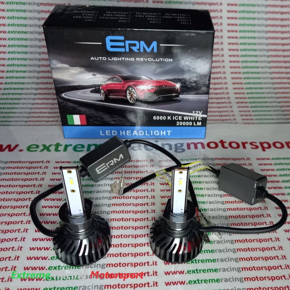 Xtreme Racing Lampadine LED ERM 20K H3 lampadine 6000K 2 pezzi