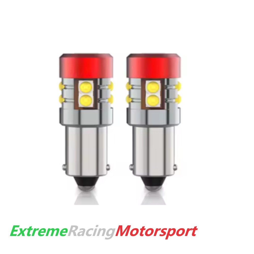Xtreme Racing Lampadine LED ERM H21W BAY9S lampadine retronebbia rosse 2 pezzi