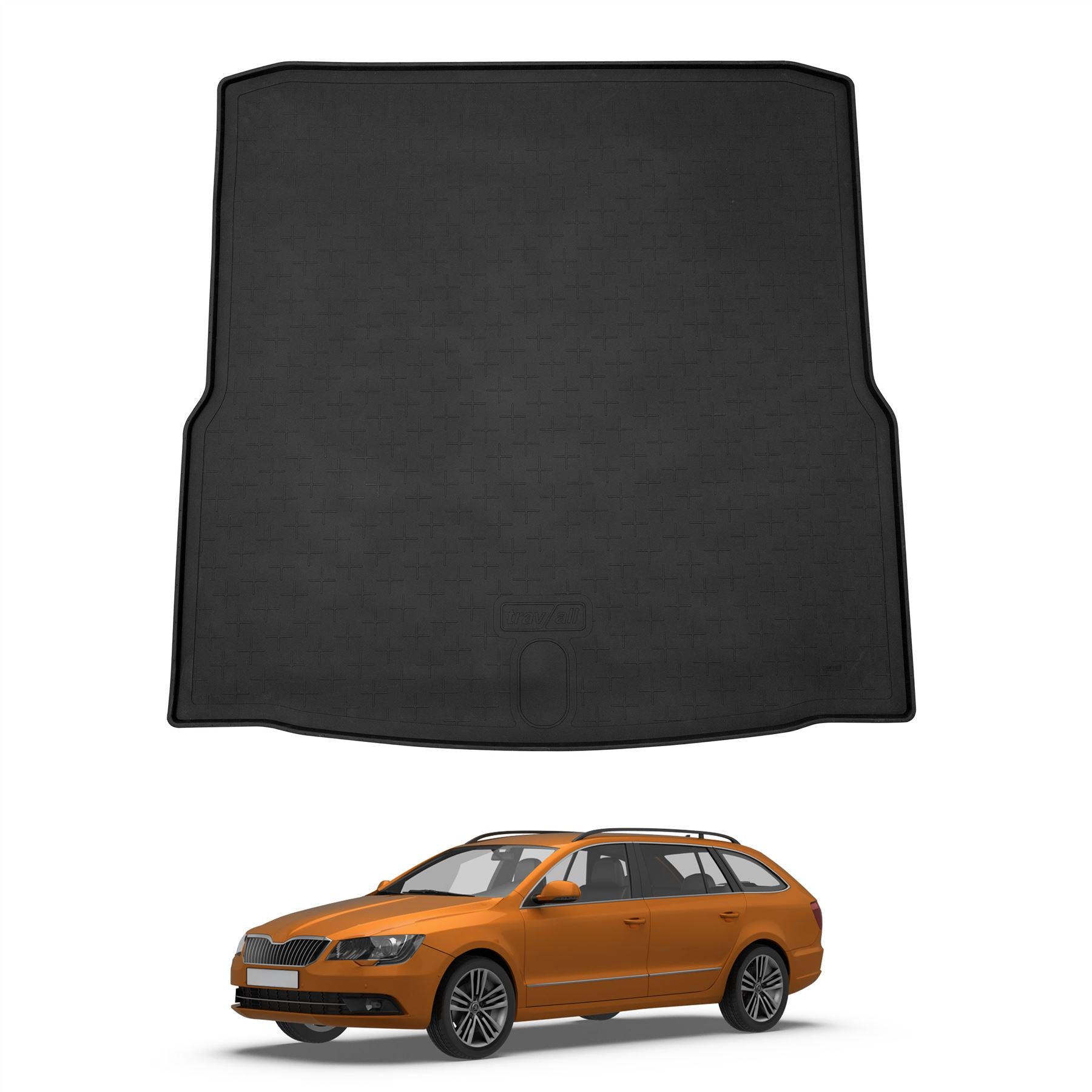 Travall Trunk Liners Skoda Superb (2008-2015) vasca bagagliaio in gomma