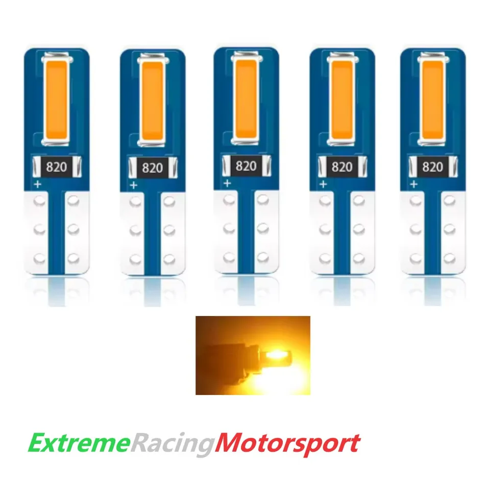 Xtreme Racing Lampadine LED ERM T5W set 5 pezzi arancio per strumentazione