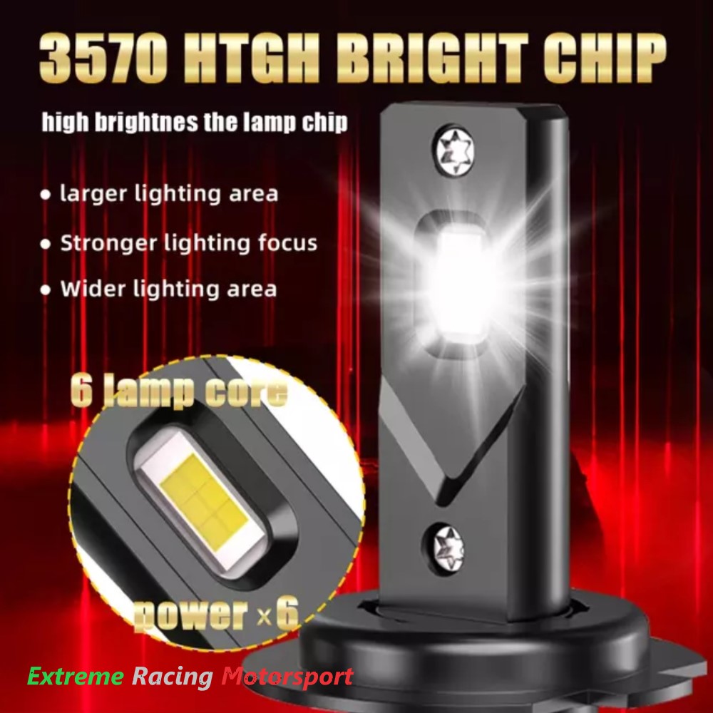 Xtreme Racing Lampadine LED ERM V32 lampadine H1 H7 6000K 2 pezzi CANBUS
