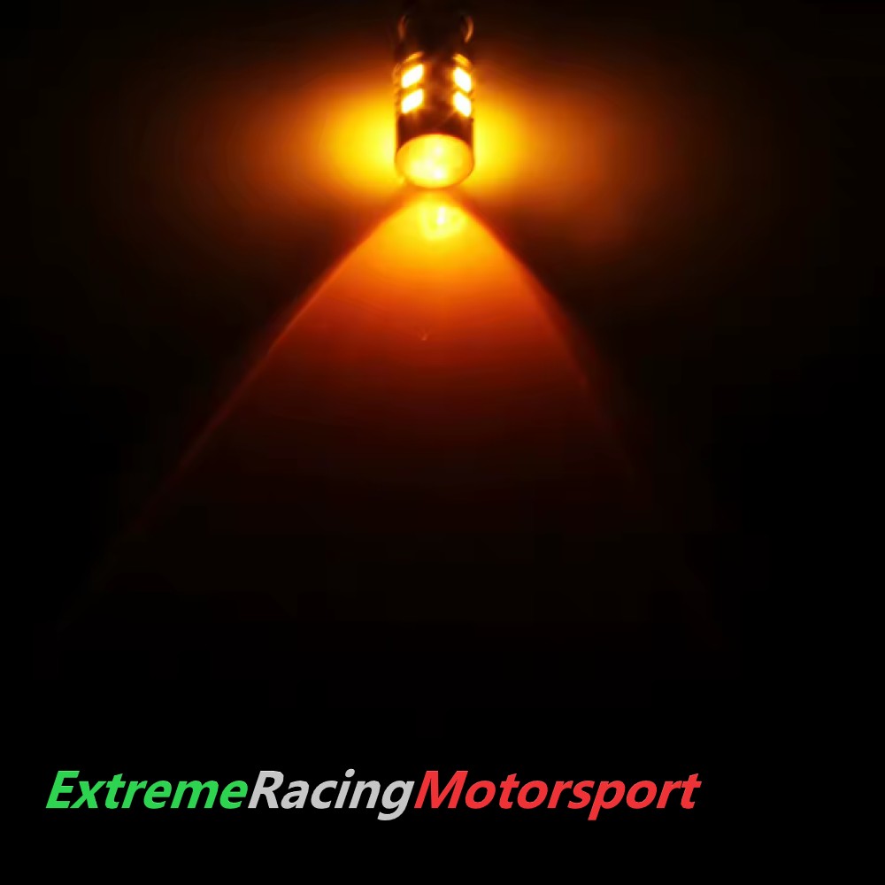 Xtreme Racing Lampadine LED ERM HY21W BAW9S lampadine frecce arancioni 12 V coppia