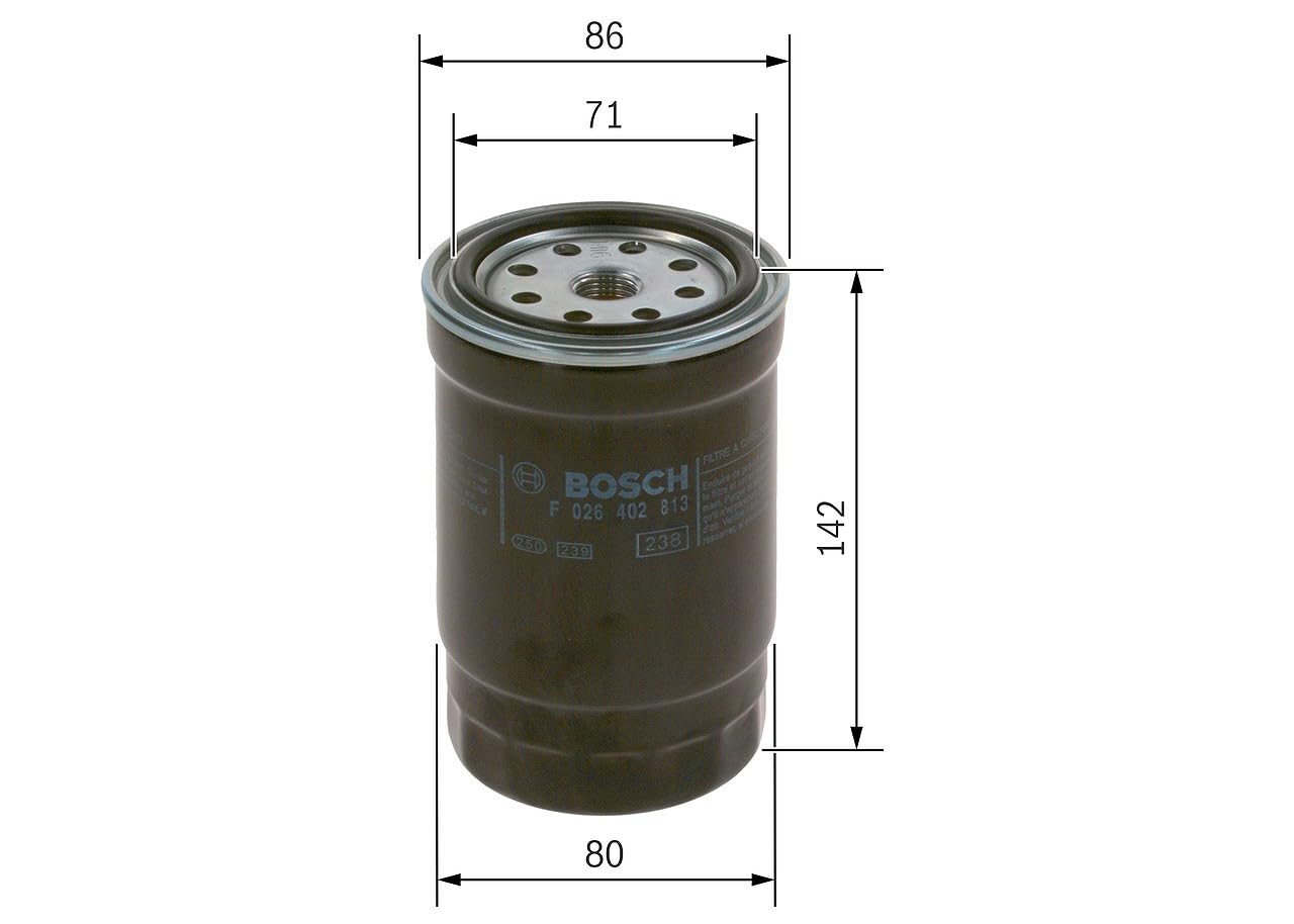 Bosch HCP Filtri F026402813 filtro carburante diesel spin-on