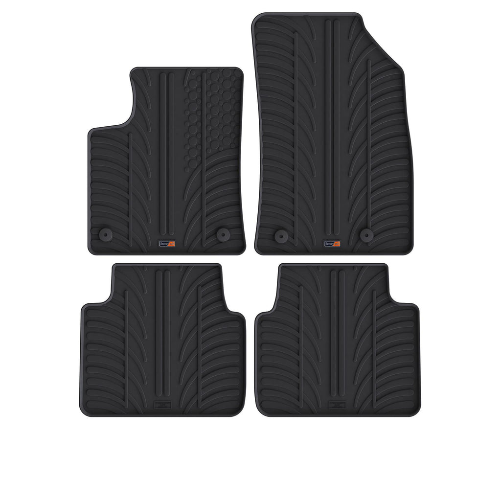 Travall Car Mats Vauxhall Crossland (2017-2021) tappetini auto in gomma sagomati