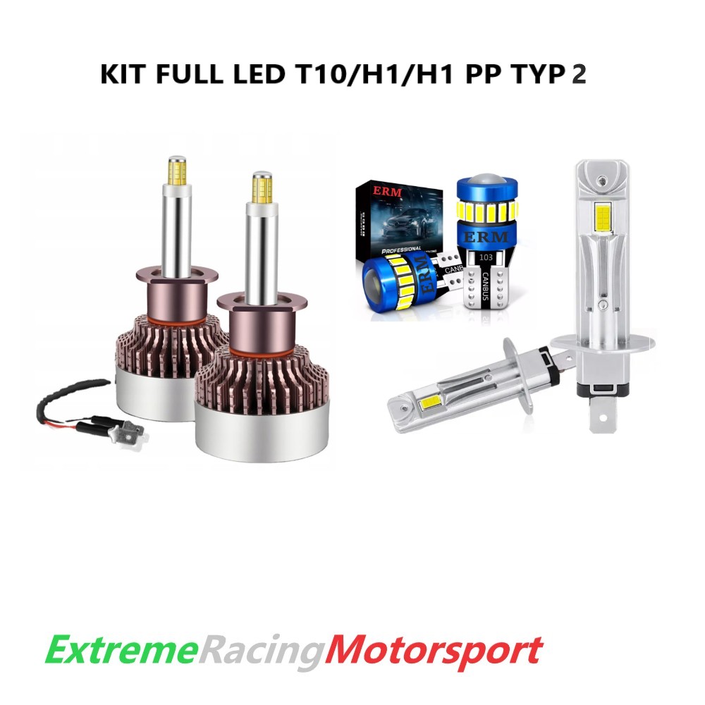 Xtreme Racing Kit Illuminazione LED T10/H1 360°/H1 PP lampade 6000K