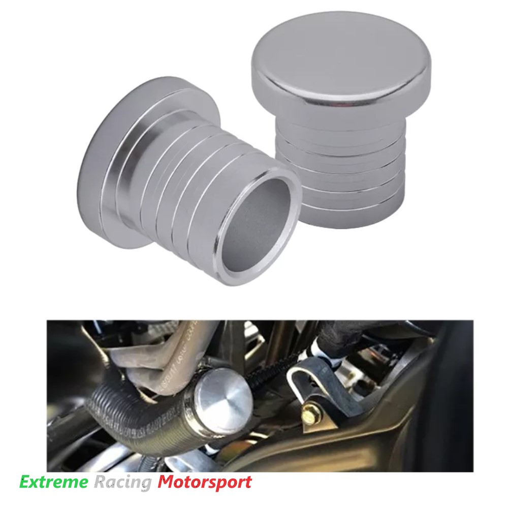 Xtreme Racing Impianto Carburante e Regolatori di Pressione Tappo in alluminio SILVER d. 25 mm