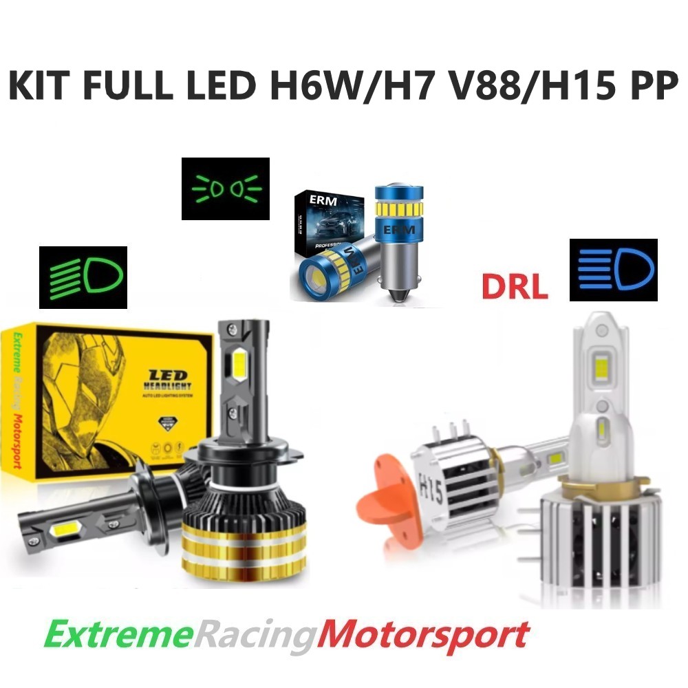 Xtreme Racing Kit Illuminazione LED H6W H7 V88 H15 PRO LIGHT