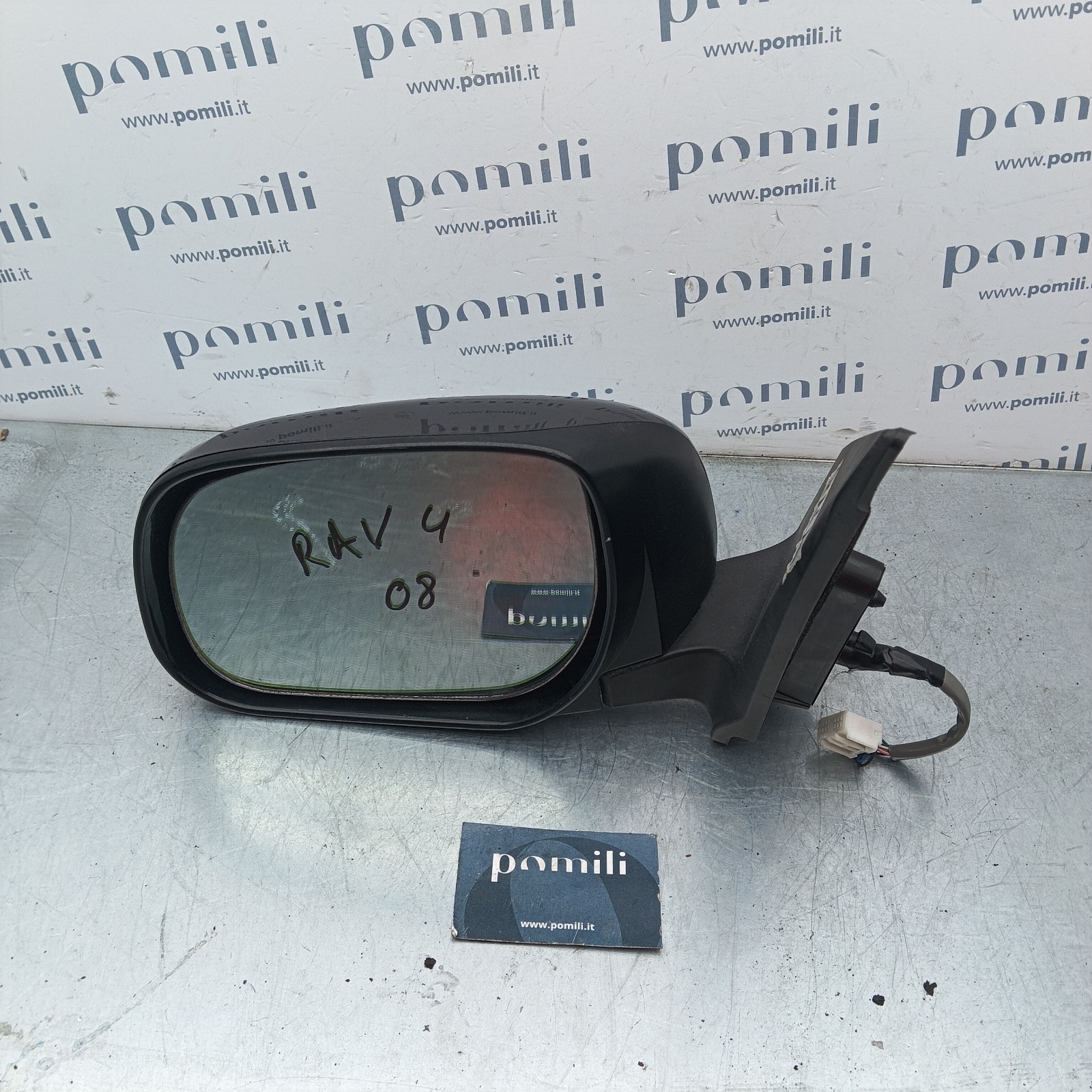 Pomili Cristalli Specchietto retrovisore sinistro Toyota Rav 4 III (2005-13) 022329 9PIN usato