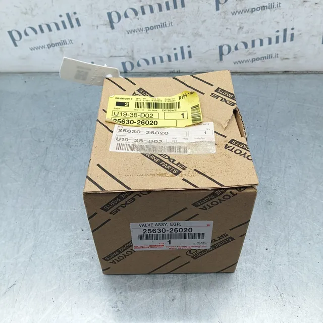 Pomili Alimentazione e scarico Valvola EGR Toyota Genuine Parts per vari modelli (25630-26020) nuova
