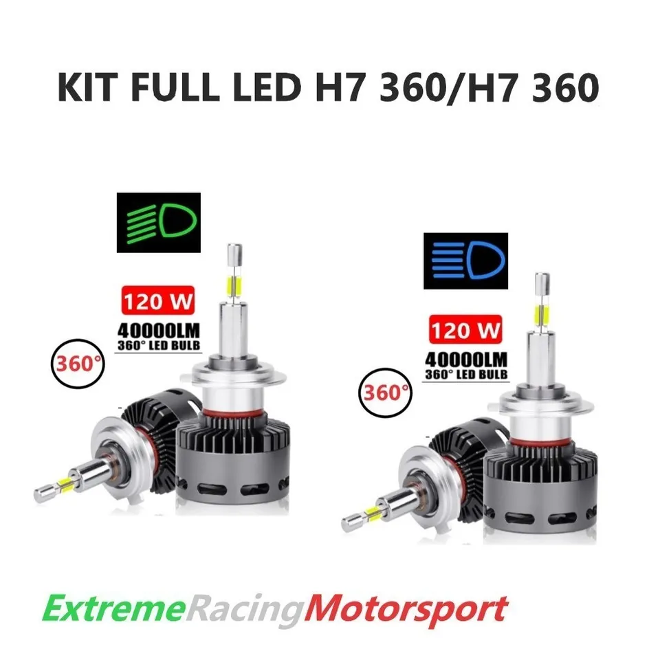 Xtreme Racing Kit Illuminazione LED H7 360 40K kit LED 6000K 2 pezzi CANBUS