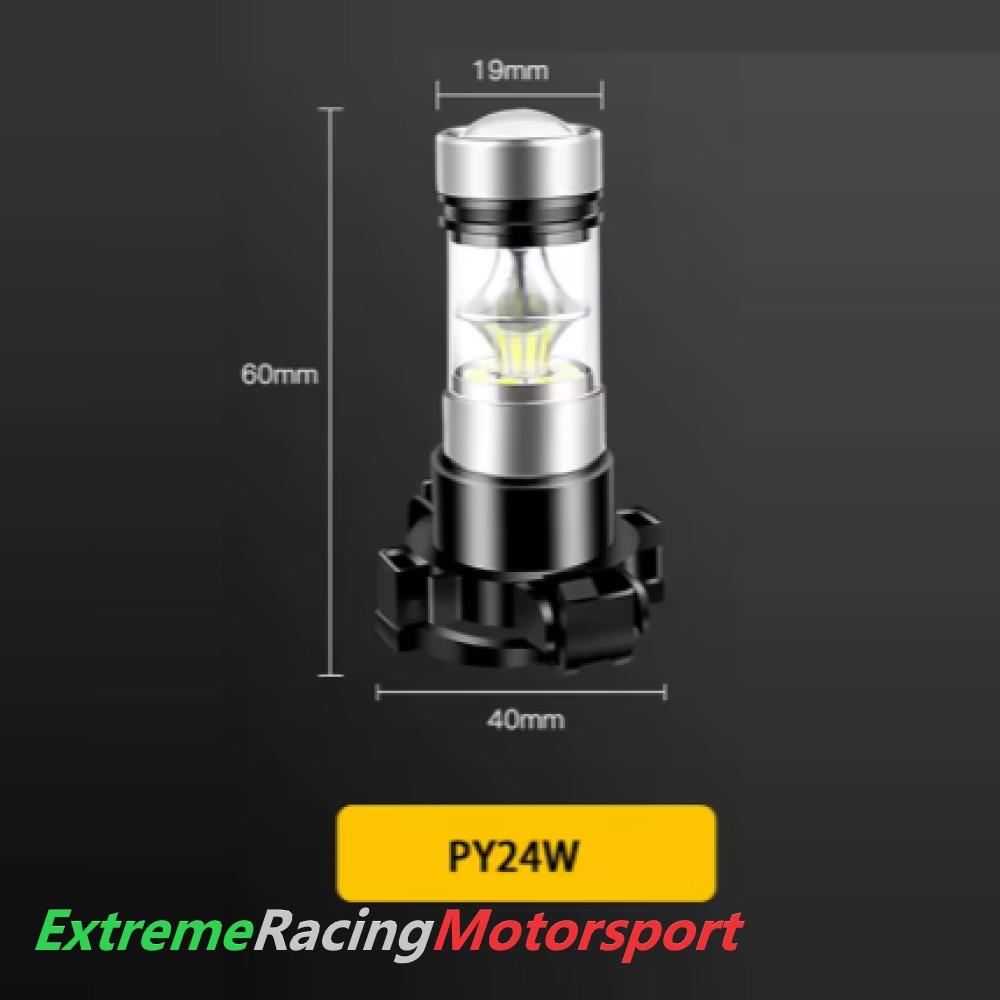 Xtreme Racing Lampadine LED PY24W frecce anteriori arancioni coppia 12V