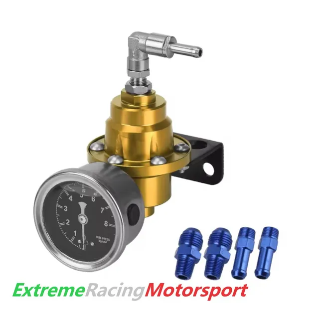 Xtreme Racing Impianto Carburante e Regolatori di Pressione regolatore pressione benzina GOLD 0-8 bar