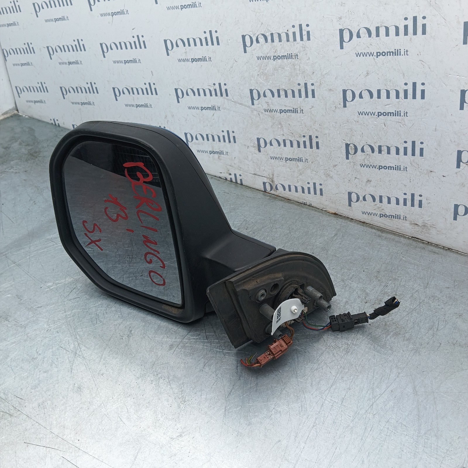 Pomili Cristalli Citroën Berlingo 96813743XT specchietto sinistro 5 pin usato