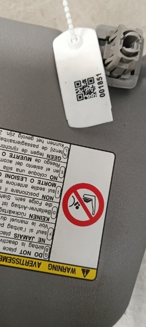 Pomili Rivestimenti interni e parti interne Aletta parasole Toyota iQ destra
