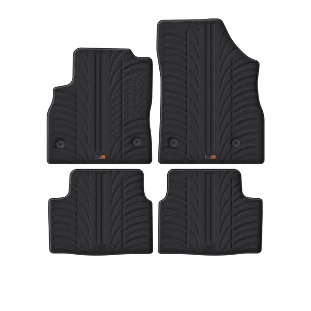 Travall Car Mats Vauxhall Astra tappetini in gomma 2015-2022