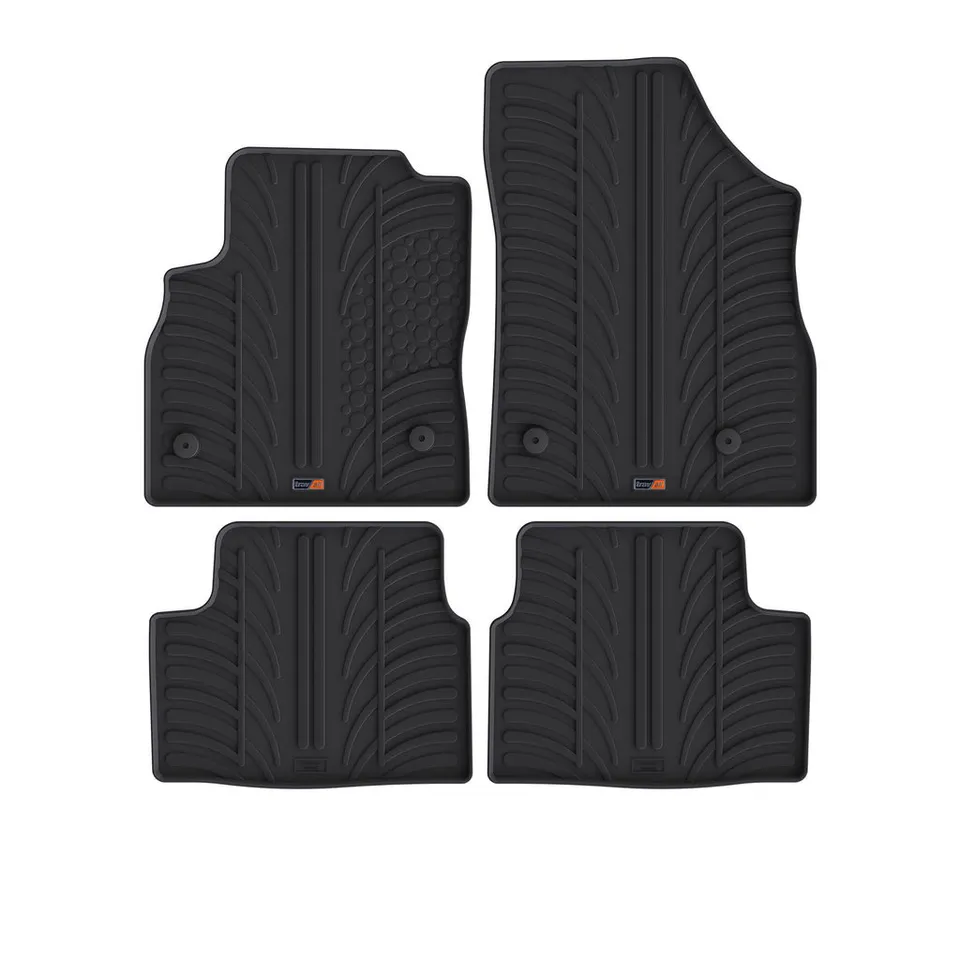 Travall Car Mats Vauxhall Astra tappetini in gomma 2015-2022