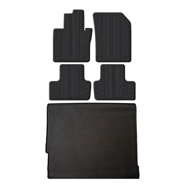 Travall Bundles Volvo XC60 (2017-) kit tappetini e vasca baule in gomma