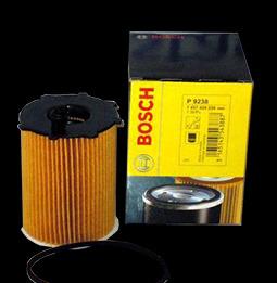 Bosch Filtri P9238 filtro olio motore resistente alla corrosione