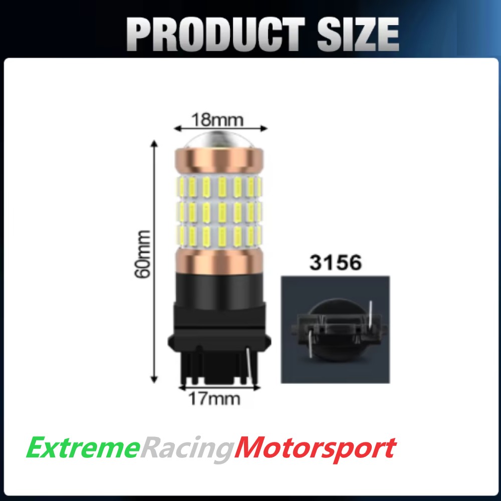 Xtreme Racing Lampadine LED ERM TA60 T25 3156 P27W ORANGE lampadine coppia frecce