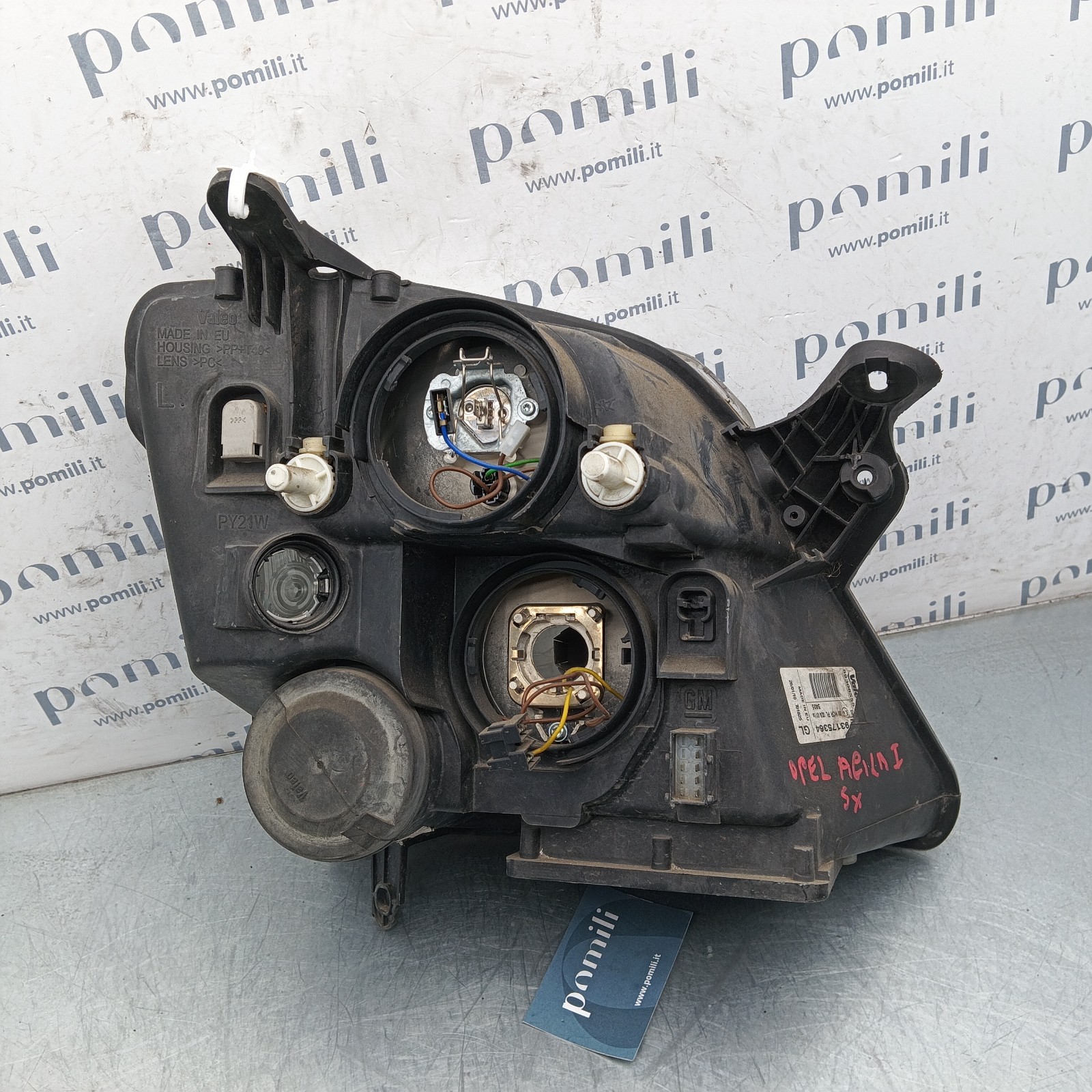 Pomili Fanaleria Opel Meriva A faro anteriore sinistro usato