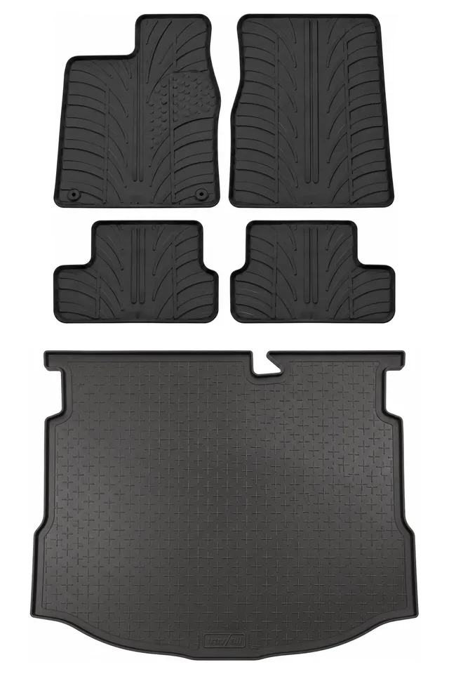 Travall Bundles Nissan Qashqai 2007-2014 set vasca baule e tappetini in gomma