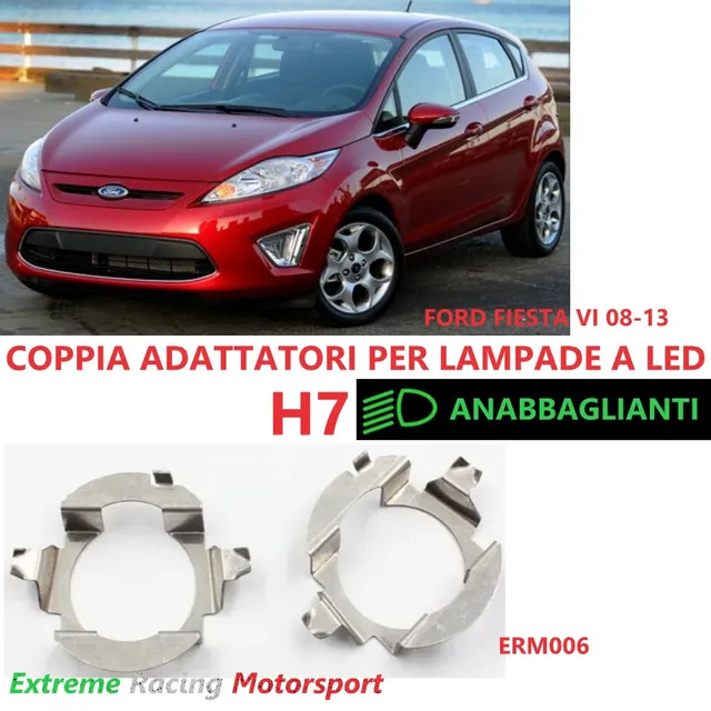Xtreme Racing Accessori Illuminazione LED ERM006 Ford Fiesta VI 08-13 H7