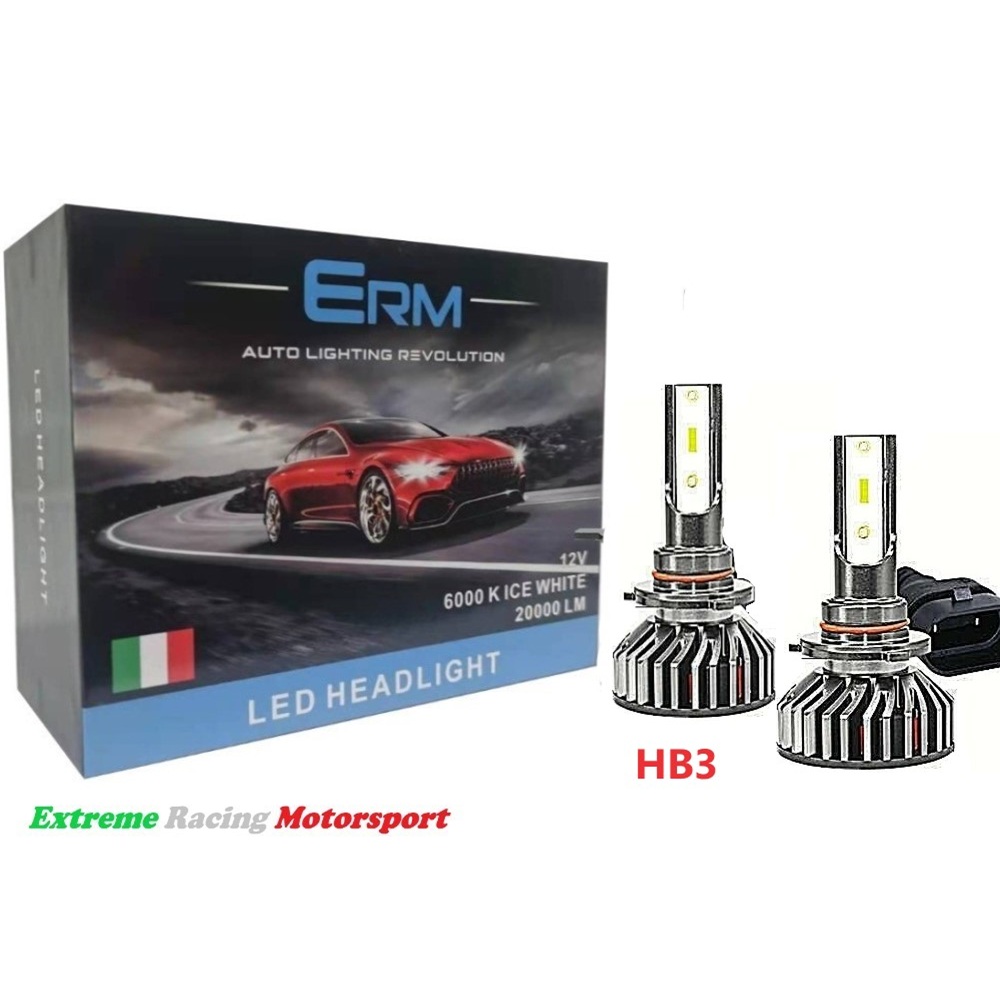 Xtreme Racing Lampadine LED ERM 20K HB3 9005 coppia 6000K CANBUS