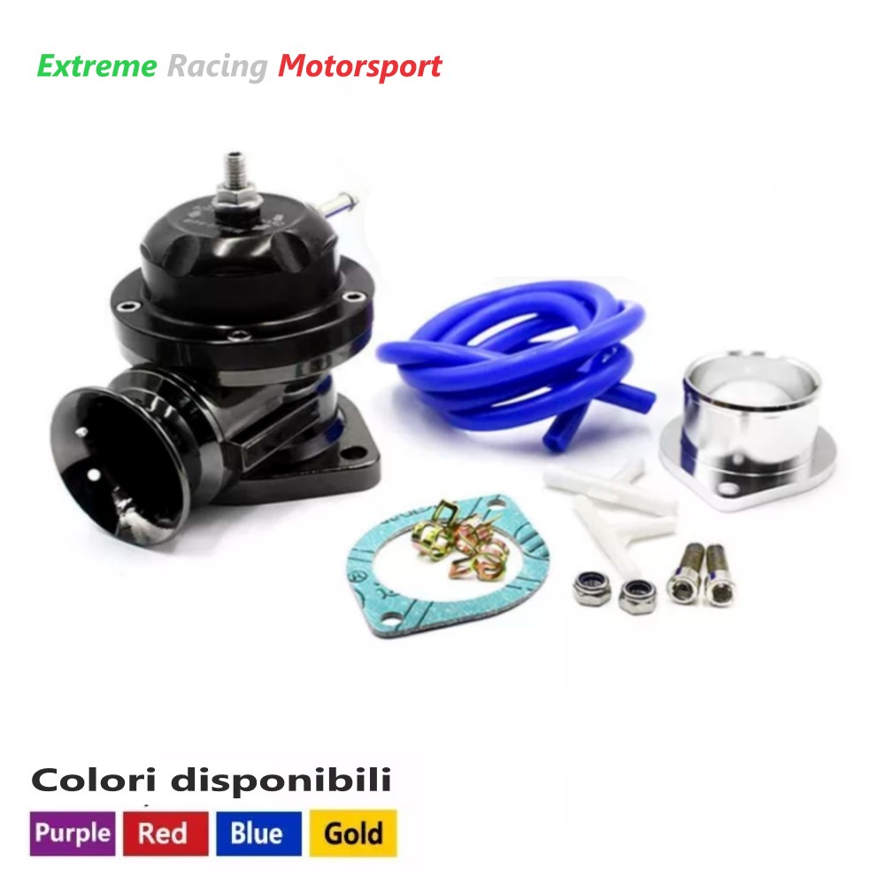 Xtreme Racing Impianto Carburante e Regolatori di Pressione ERM RS BLACK valvola pop off 51 mm