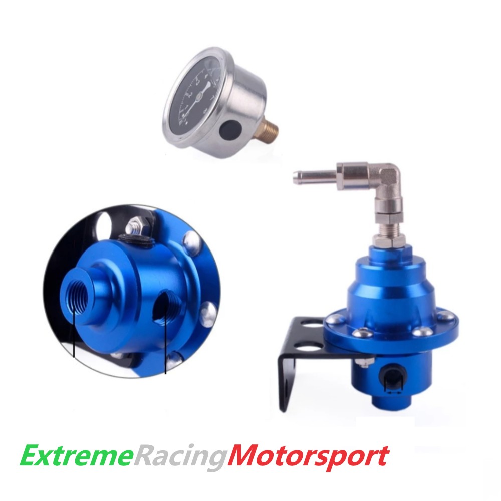 Xtreme Racing Impianto Carburante e Regolatori BLU regolatore benzina 0-8 bar
