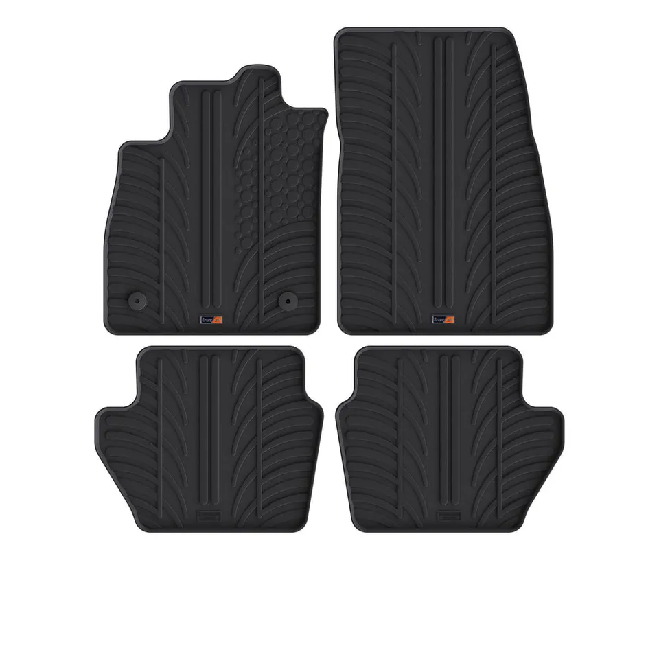 Travall Car Mats Ford Fiesta Tappetini auto 2017-2023 in gomma