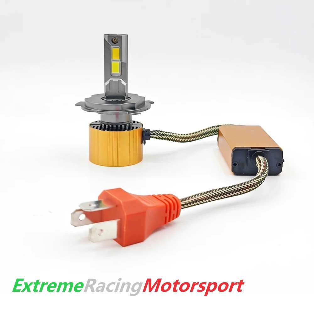 Xtreme Racing Lampadine LED ERM V8-55 H4 BiLed bicolor coppia CANBUS 110 W