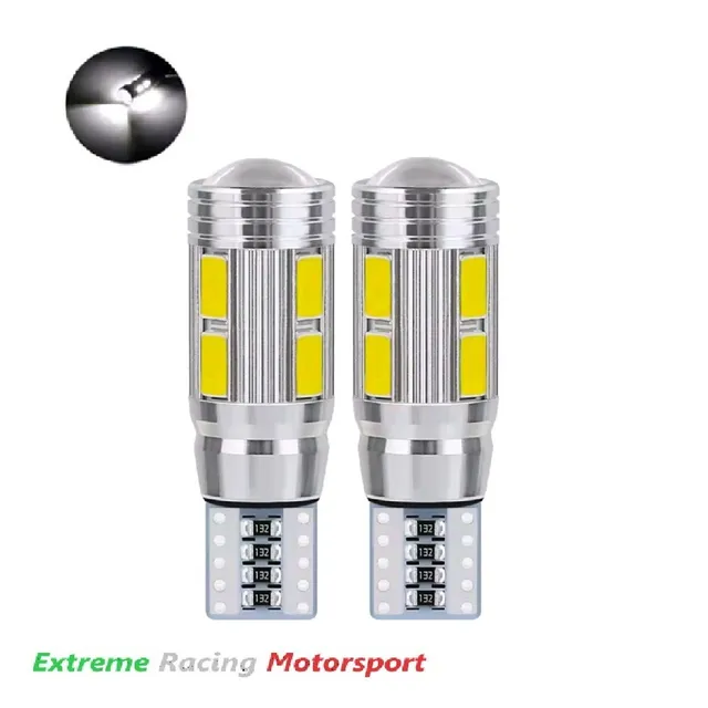 Xtreme Racing Lampadine LED T10 5630 W5W UltraWhite 12V coppia CANBUS