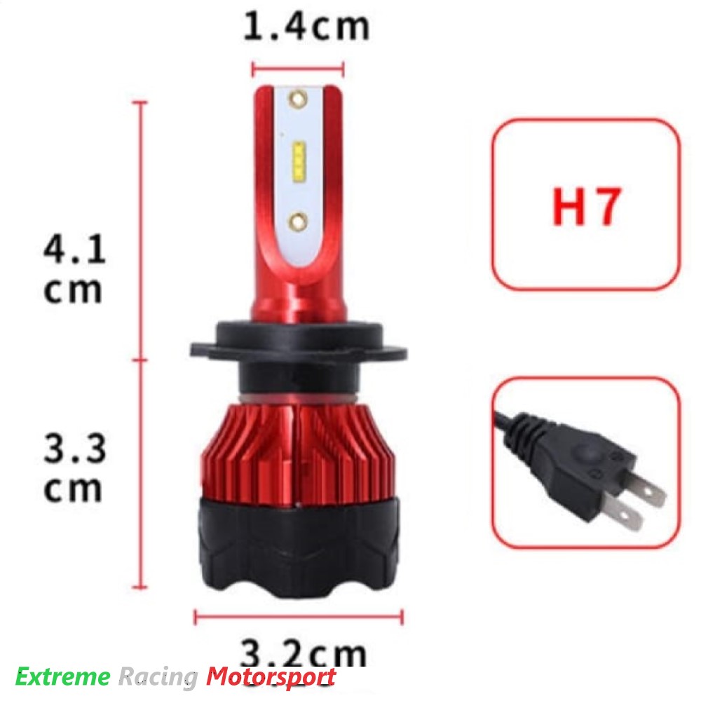 Xtreme Racing Lampadine LED ERM K5 lampadine auto 6500K 16000 lumen