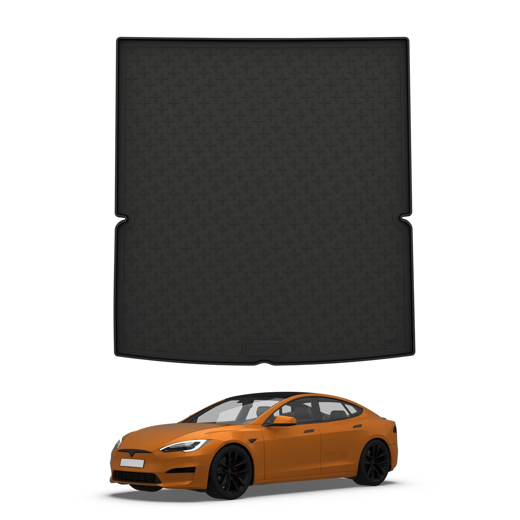 Travall Trunk Liners Tesla Model S vasca baule in gomma dal 2014 su misura