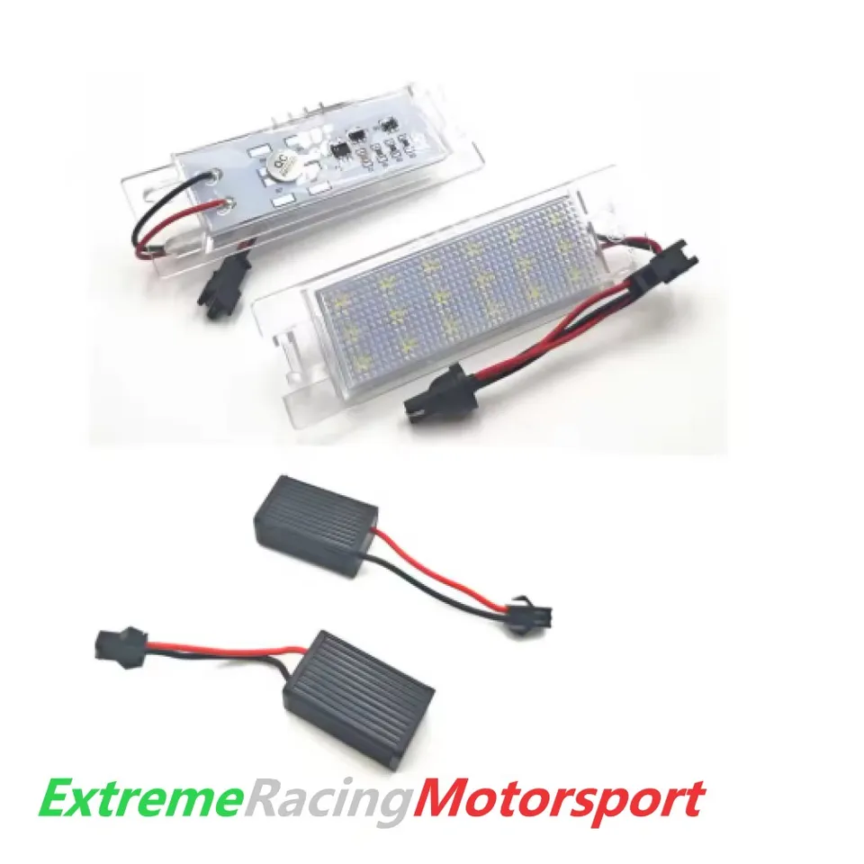 Xtreme Racing Accessori per Illuminazione LED Opel Corsa D placchette luci targa LED coppia bianca