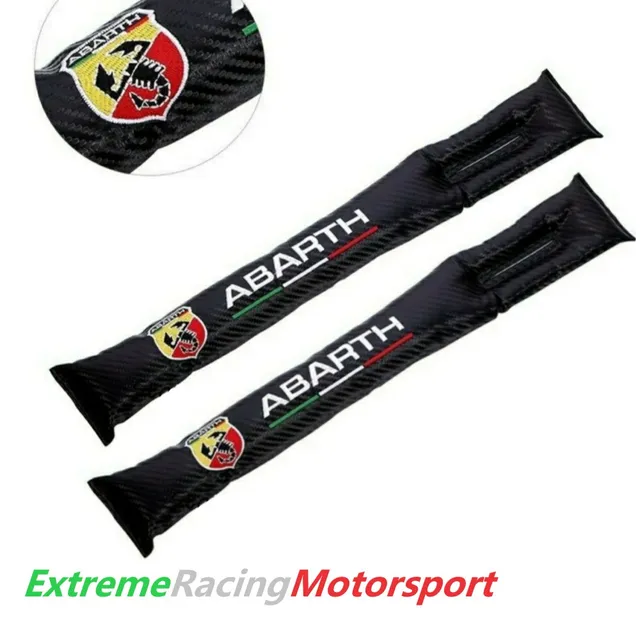 Xtreme Racing Decorazioni Auto e Adesivi Set imbottiture laterali sedili carbon look Abarth 2 pezzi