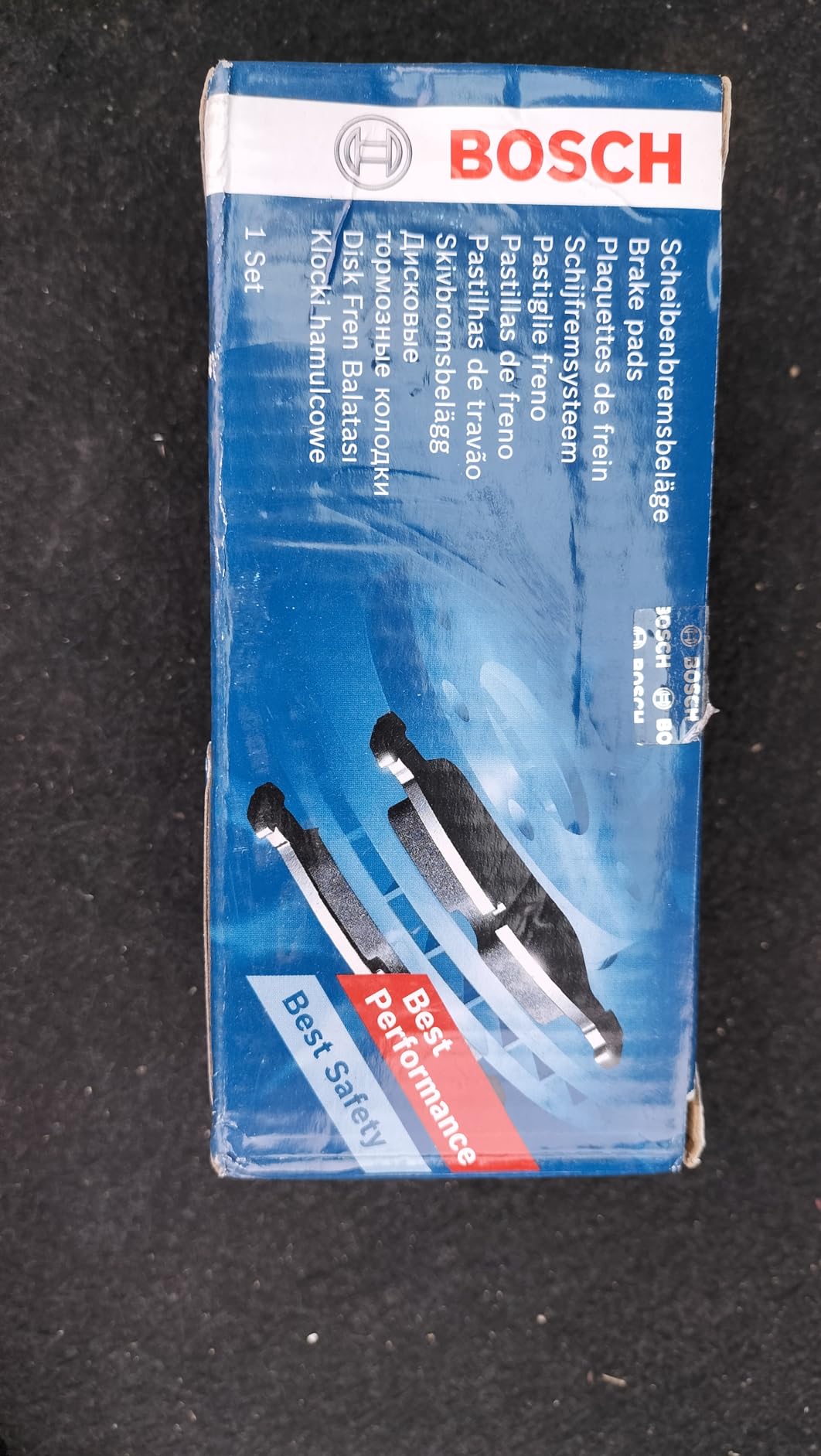 Bosch HCP Sistema frenante 0986494572 kit pastiglie freno disco con istruzioni