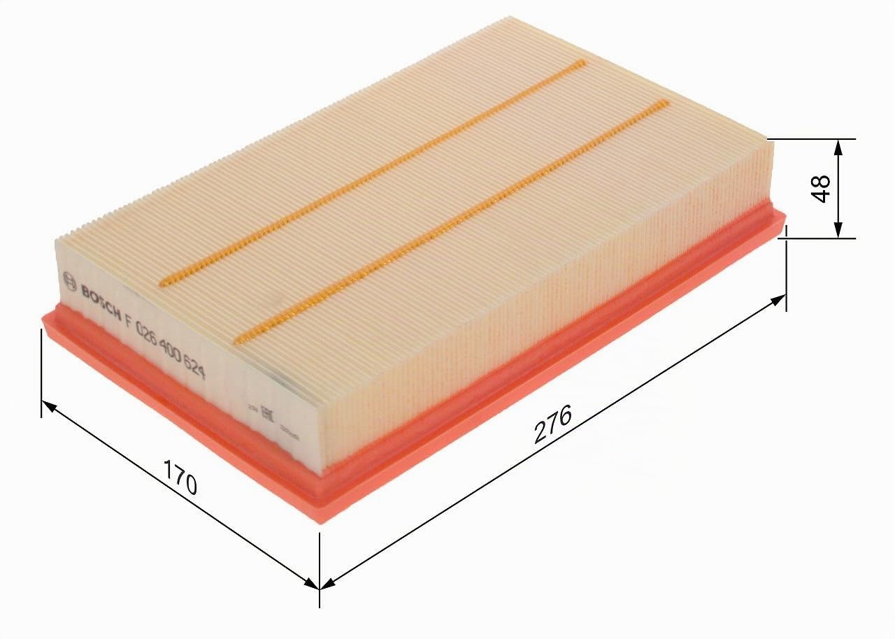 Bosch HCP Filtri F026400624 filtro aria elemento 276 x 170 x 47,7 mm